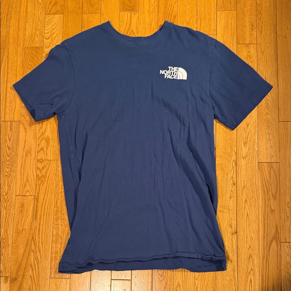 The North Face Men's Blue Short Sleeve Tee